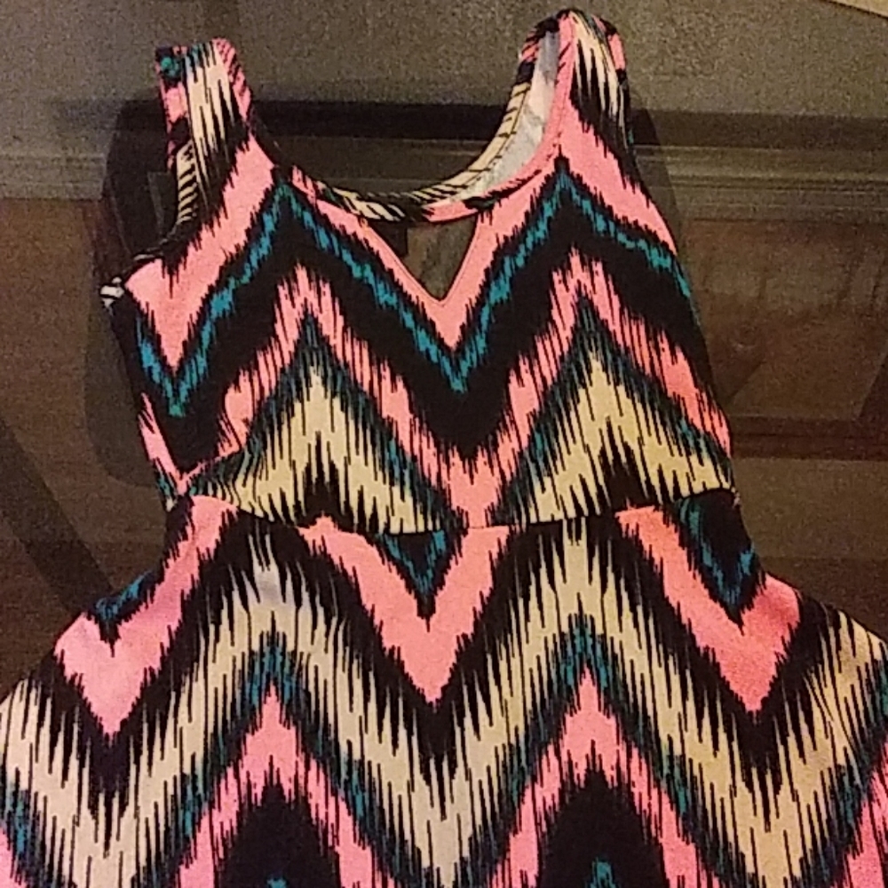 Colorful retro dress
